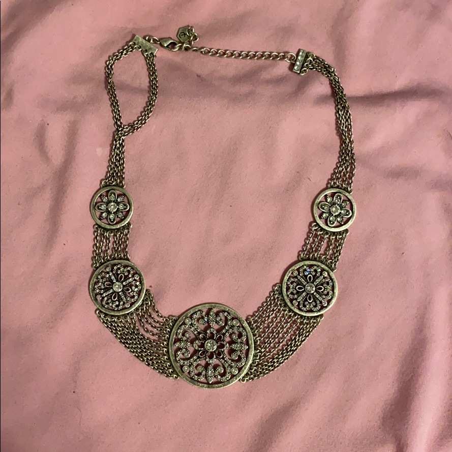 Touchstone Crystal Choker Necklace 40$